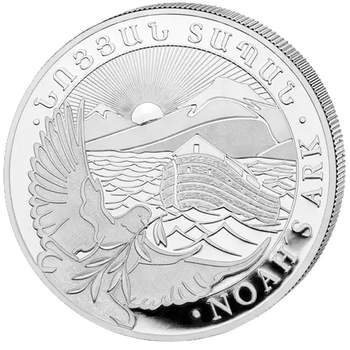 1oz Silver Armenian Noahs Ark 2023 Minted Bullion Coin