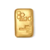  AGC 100g Gold Bullion Cast Bar 9999