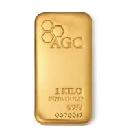  AGC 1 KG 9999 Cast Gold Bullion Bar