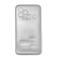  AGC 500g 999 Cast Silver Bullion Bar