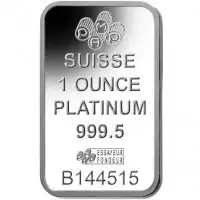 Platinum & Palladium 1oz PAMP Minted Bar Platinum