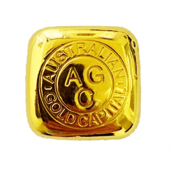 1oz AGC 9999 Cast Gold Bullion Bar