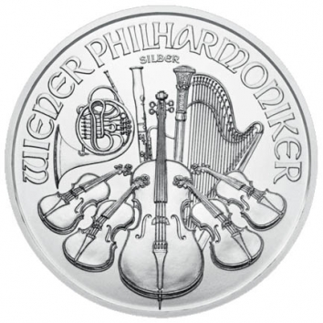 1oz 999 Silver Vienna Philharmonic Coin