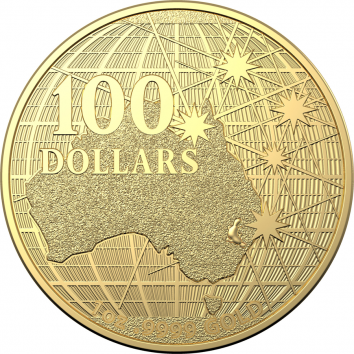 1 ozt Royal Australian Mint Southern Skies 9999 Gold Bullion Coin