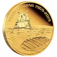 Gold & Silver Coins 1oz Perth Mint Moon Landing 50th Anniversary 9999 Minted Gold Coin
