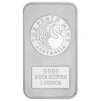 1 ozt Perth Mint 999 Silver Bullion Bar
