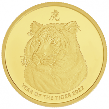 1oz ABC Bullion Minted Lunar Tiger 9999 Coin Gold