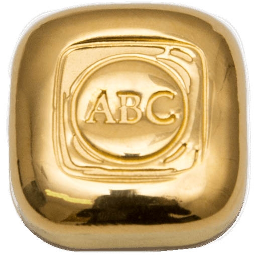 Gold Bullion Bars 1oz ABC Cast Gold Bar 9999 Purity