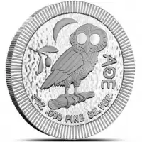 Gold & Silver Coins 1oz Niue Athena Owl 999 Silver Bullion Coin