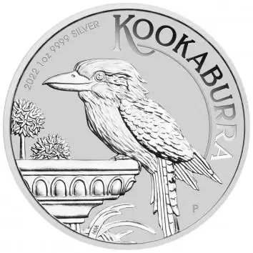 1oz Perth Mint Silver Minted Kookaburra 2022 Coin