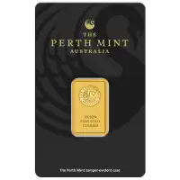  10 Gram Perth Mint Kangaroo Gold Minted Bar