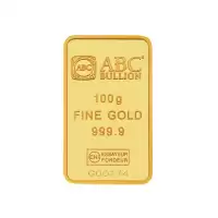  100g ABC Bullion Minted Gold Bar