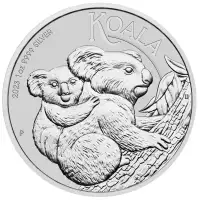  1oz Perth Mint Silver Minted Koala 2022 Coin