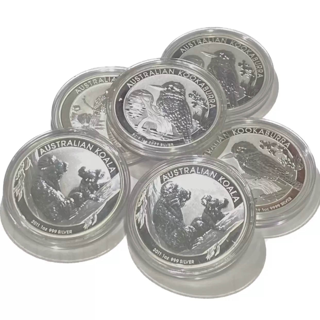 Random 1oz Perth Mint Silver coins in Capsule