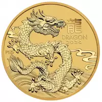  Year of the Dragon 2024 1/4oz Gold Bullion Coin