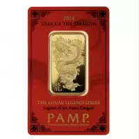  1oz Pamp Lunar Dragon Gold
