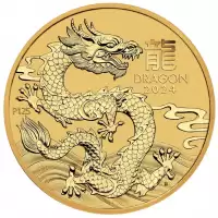  1/20 oz 2024 Year of the Dragon Gold Coin