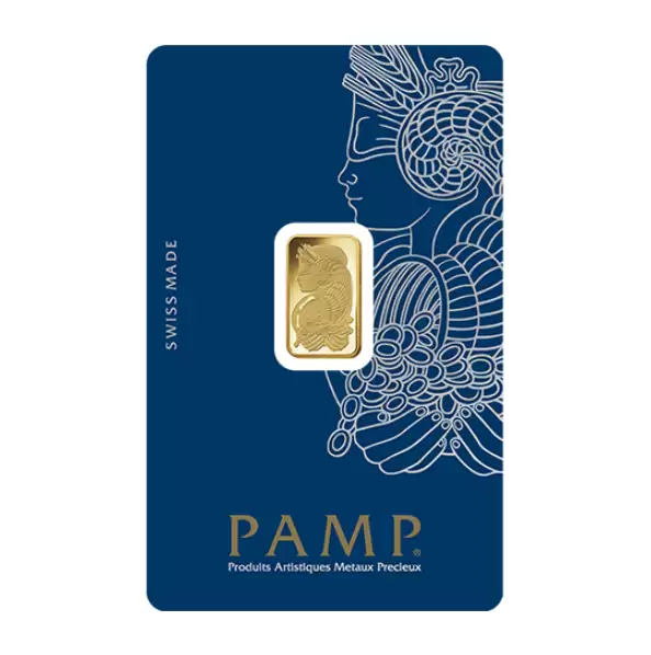 2.5g PAMP Minted Bar Gold 99.99%