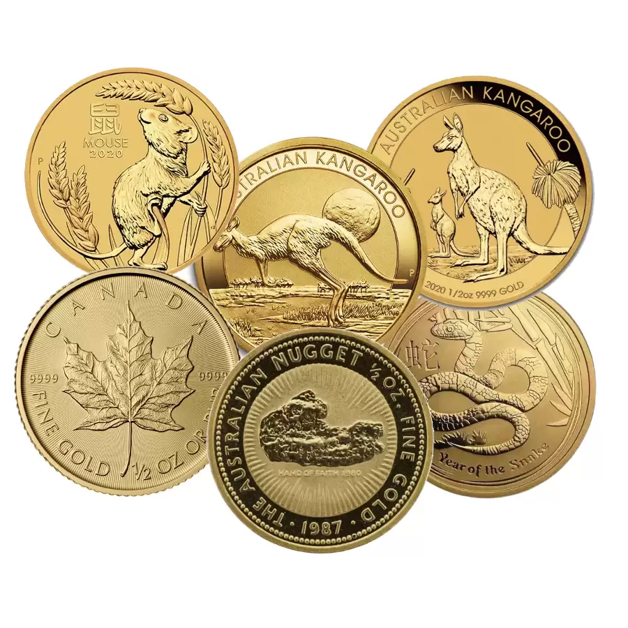 1/2oz Random Gold Coin